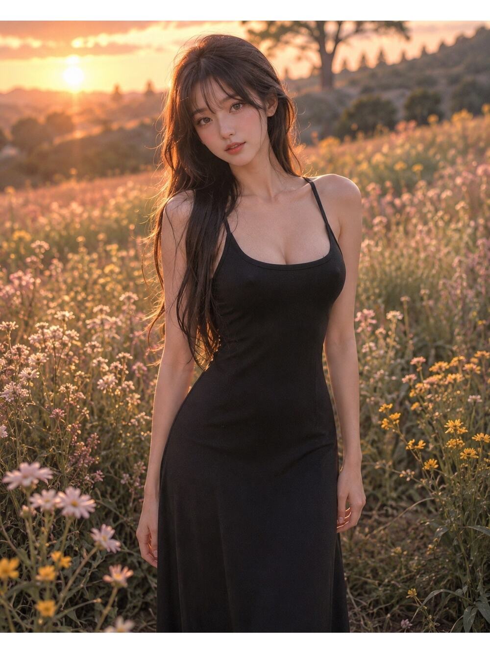 Timeless Beauty Express curve hugging bodycon maxi dress midnight seductress